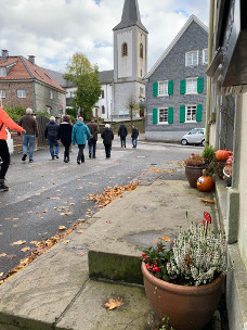 Herbstwanderung Parkplatz